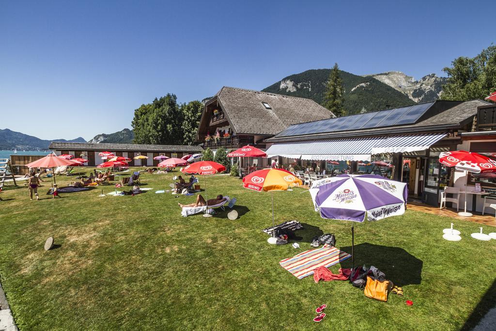 Ferienwohnung Arndt's Bootshaus Saint Wolfgang Exterior foto